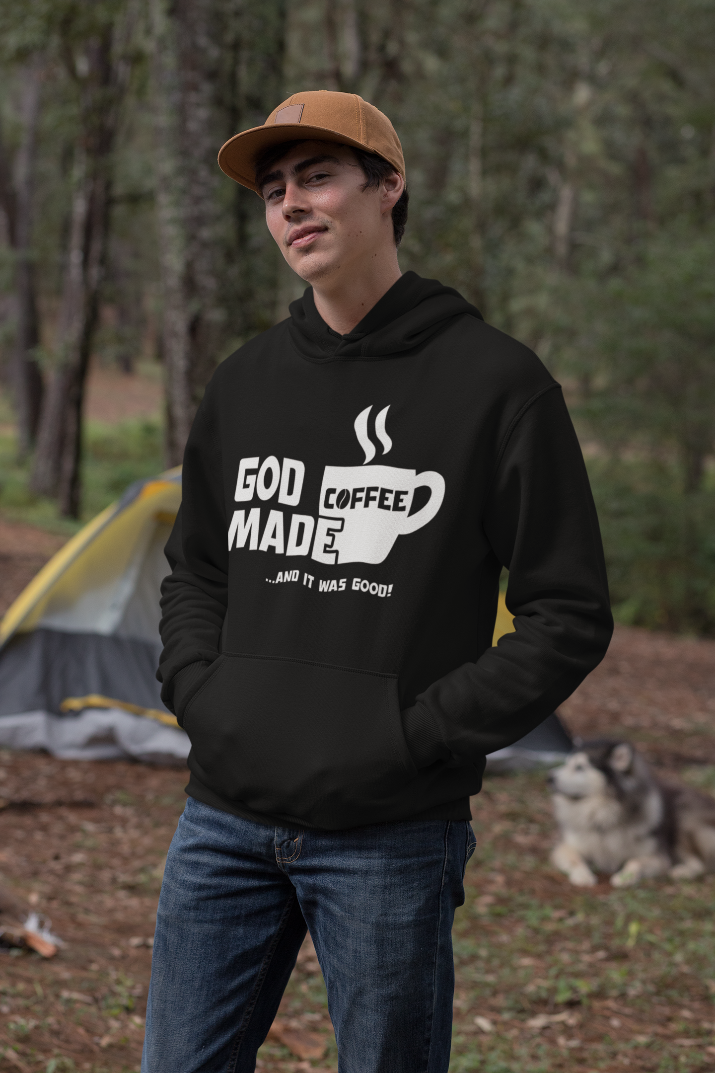 "God Made Coffee" Hoodie Pullover