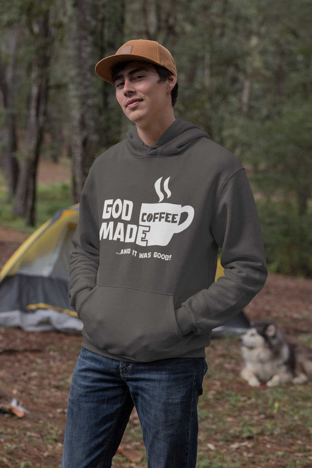 "God Made Coffee" Hoodie Pullover