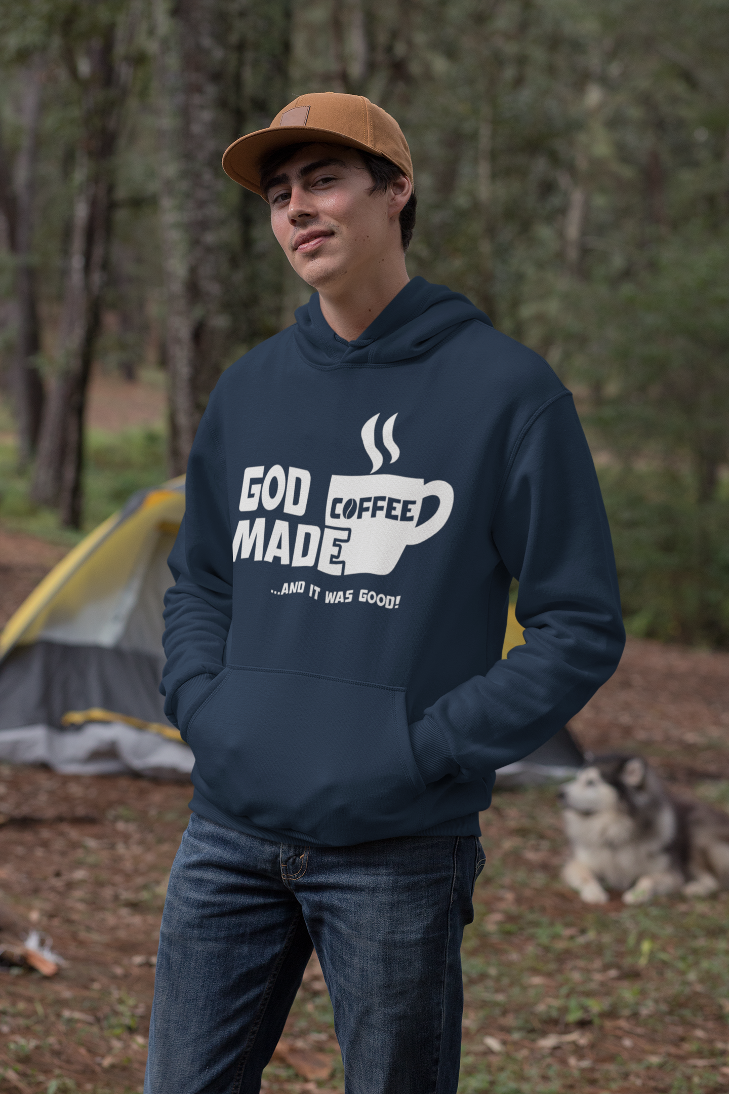 "God Made Coffee" Hoodie Pullover