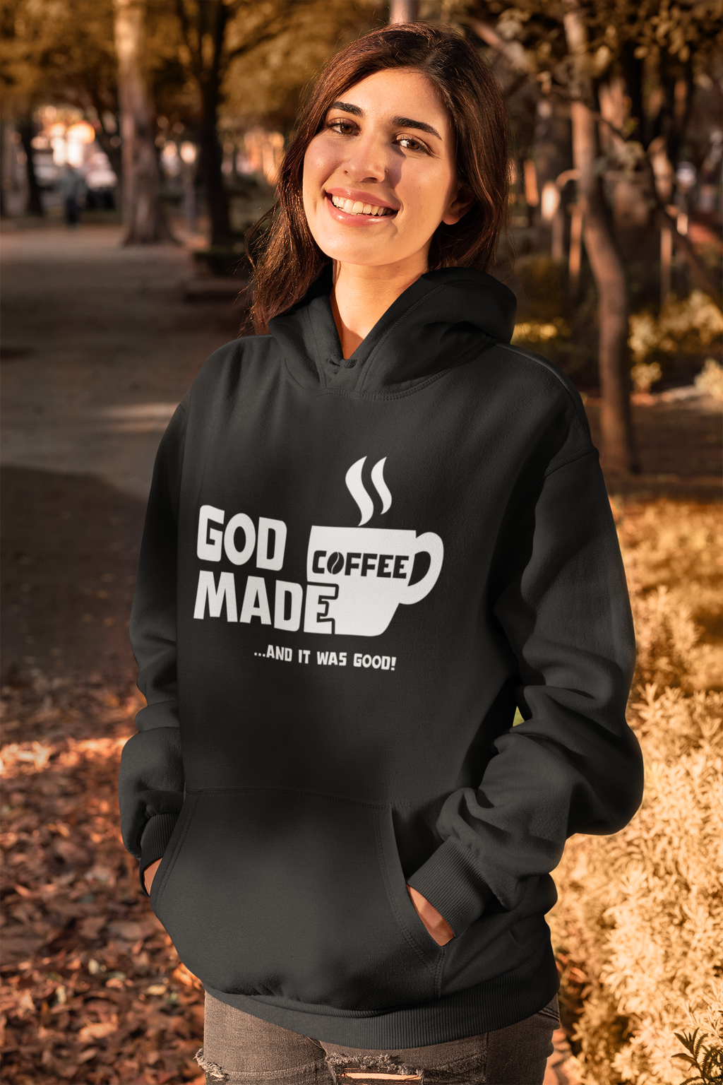 "God Made Coffee" Hoodie Pullover