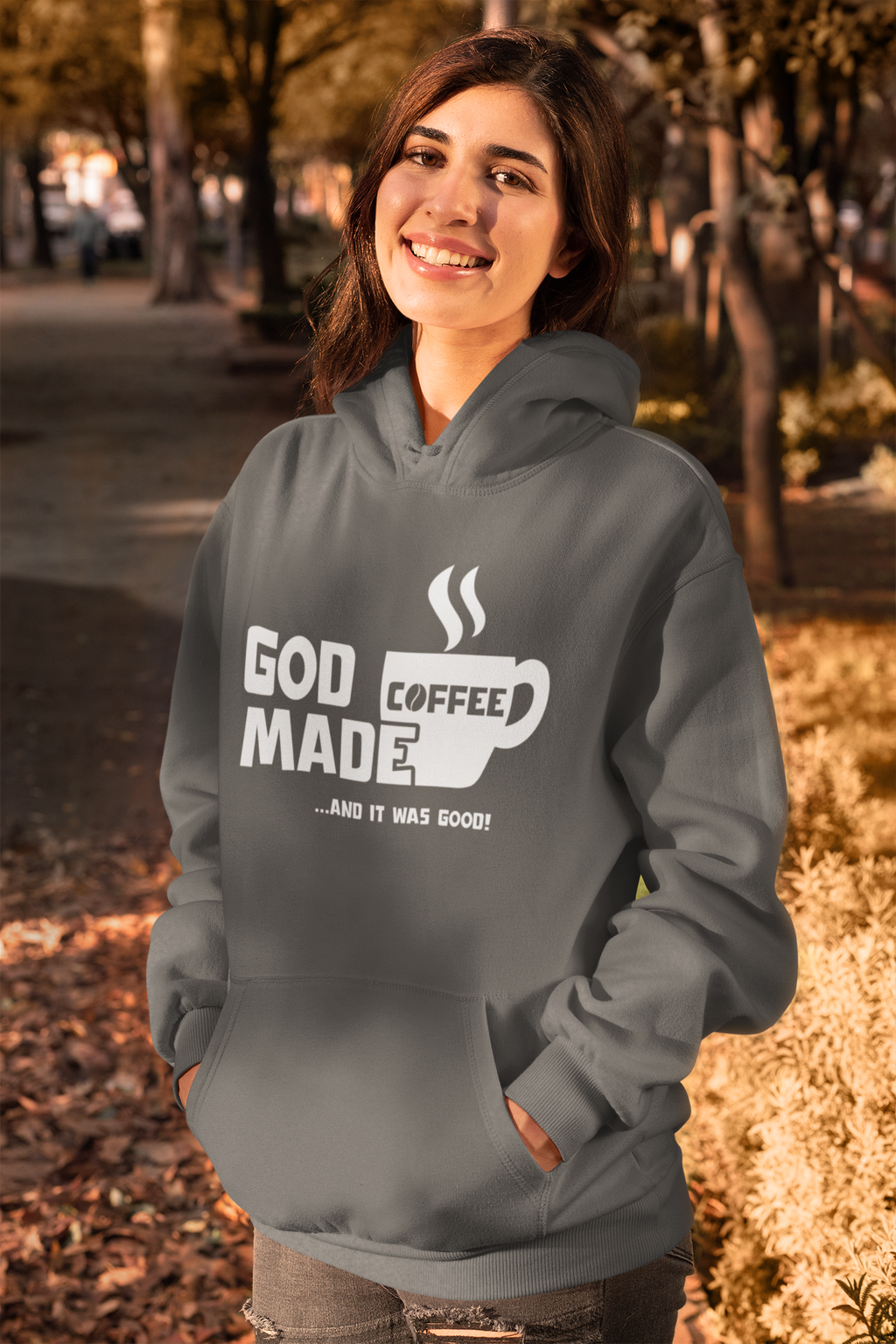 "God Made Coffee" Hoodie Pullover