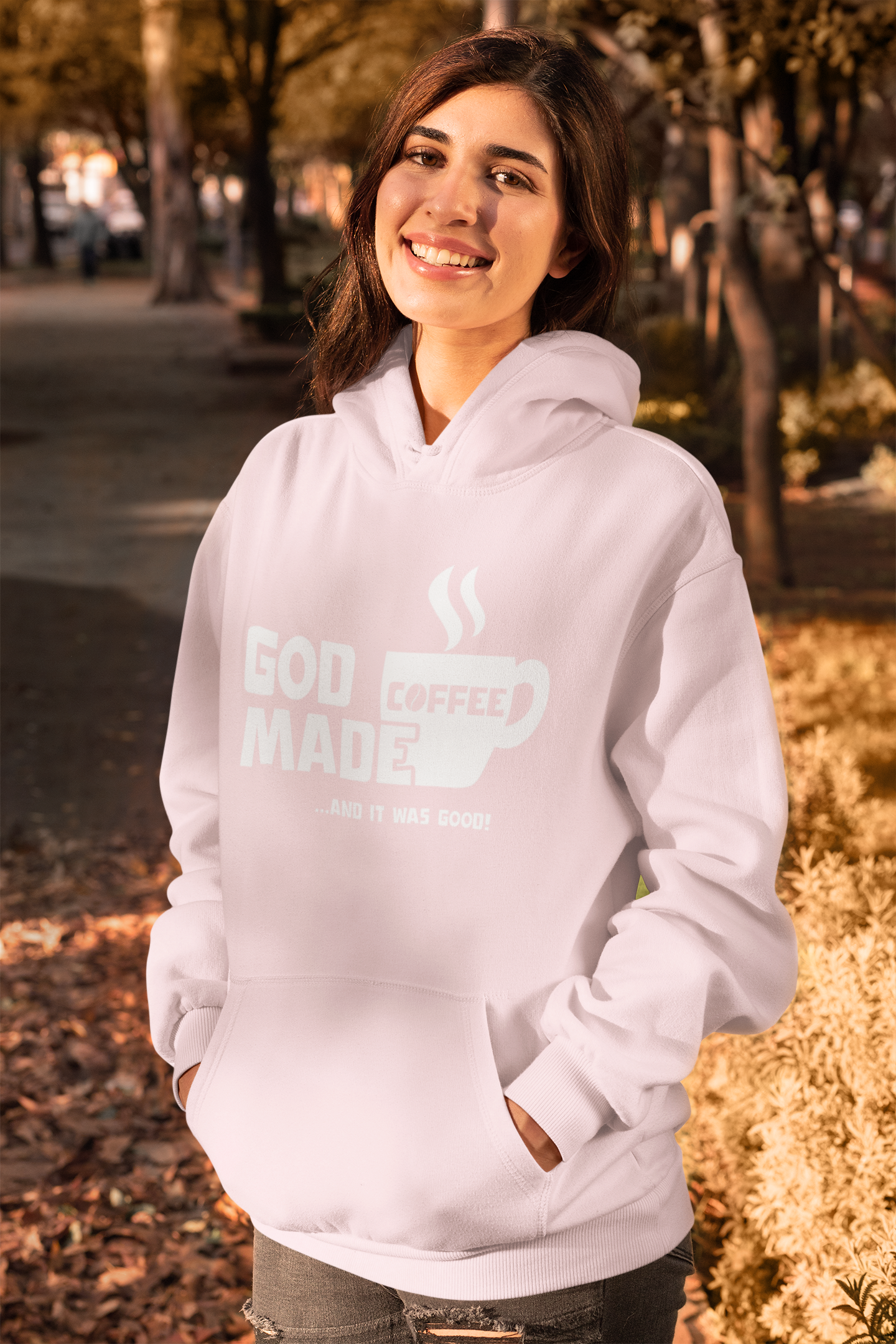 "God Made Coffee" Hoodie Pullover