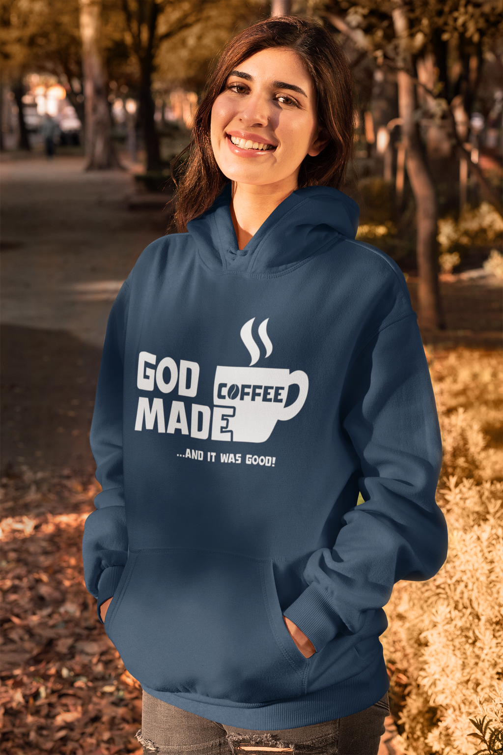"God Made Coffee" Hoodie Pullover