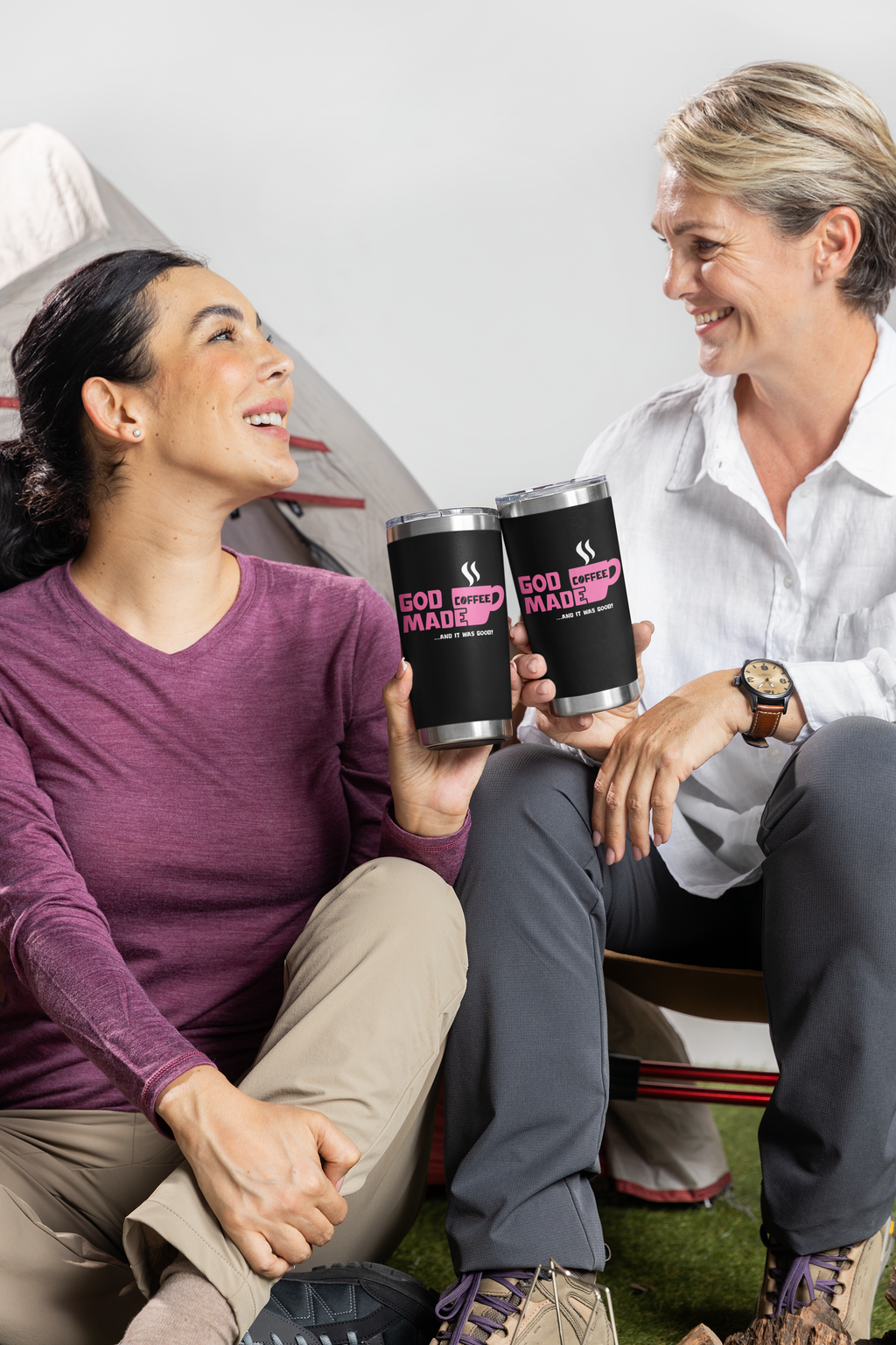 "God Made Coffee" Tumbler