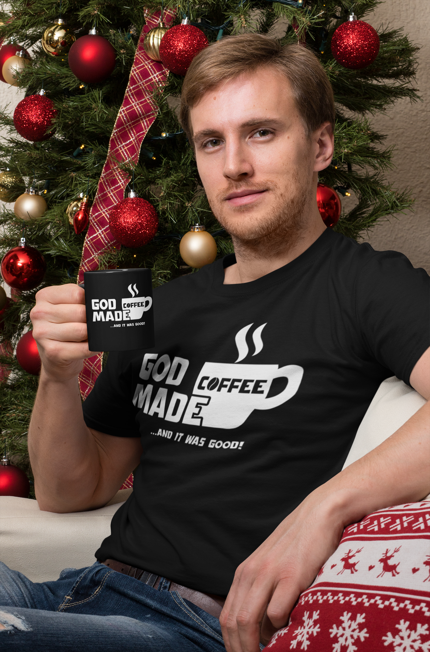 "God Made Coffee" T-Shirt
