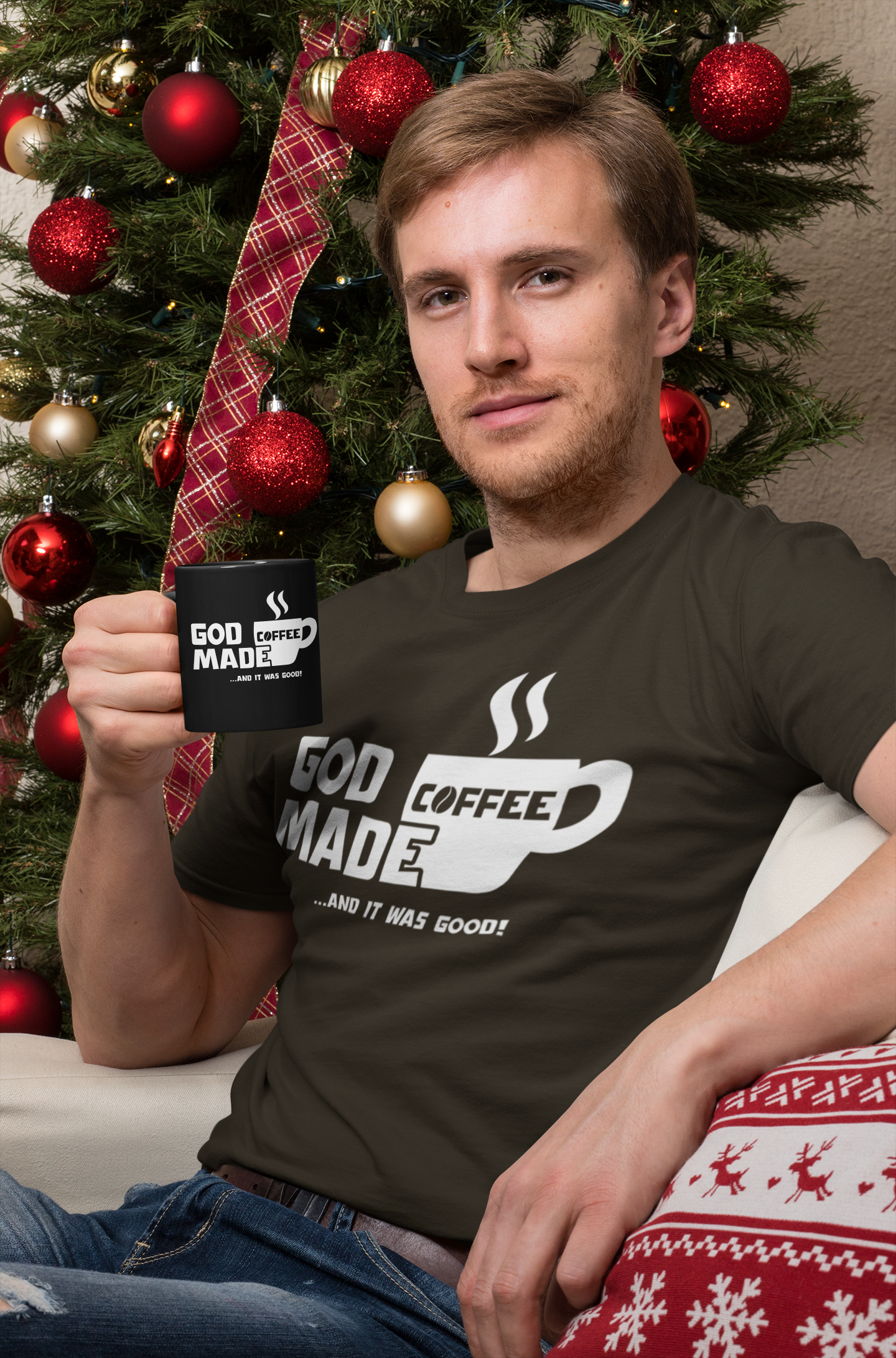 "God Made Coffee" T-Shirt