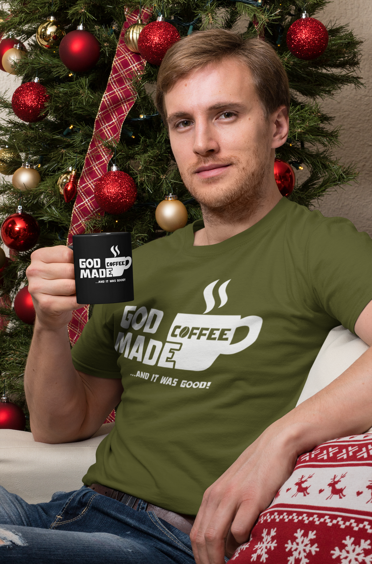 "God Made Coffee" T-Shirt