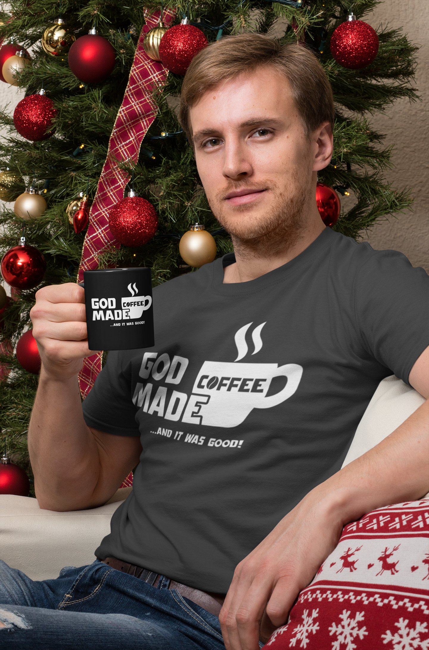 "God Made Coffee" T-Shirt