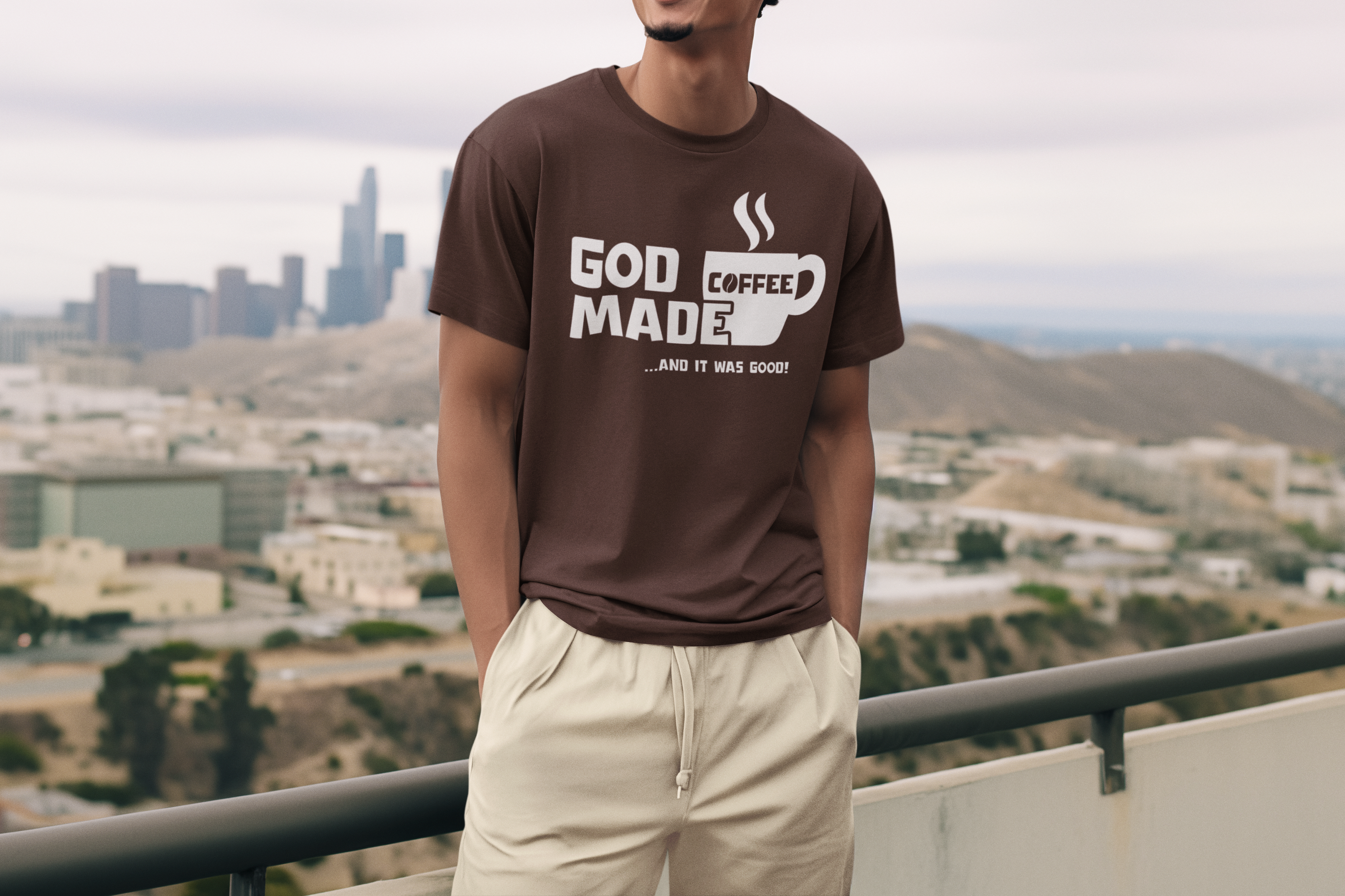 "God Made Coffee" T-Shirt
