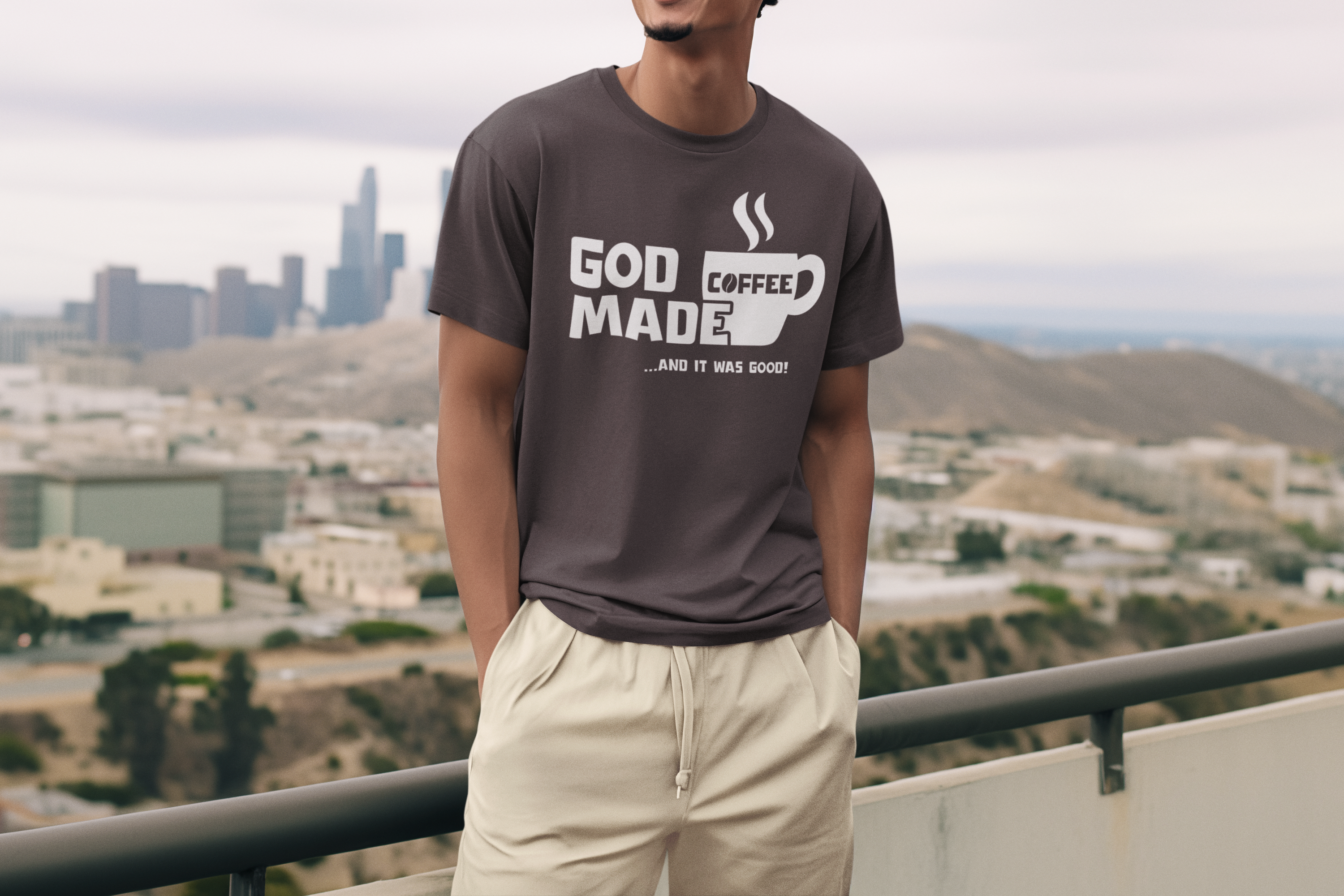 "God Made Coffee" T-Shirt
